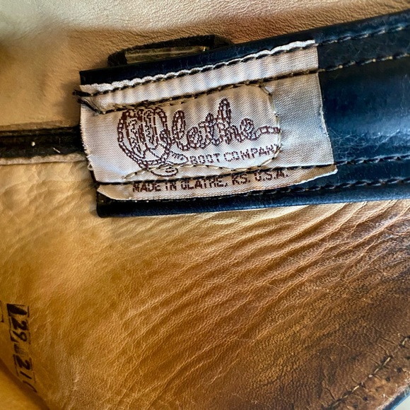 Black leather Olathe men’s boots - Picture 4 of 4